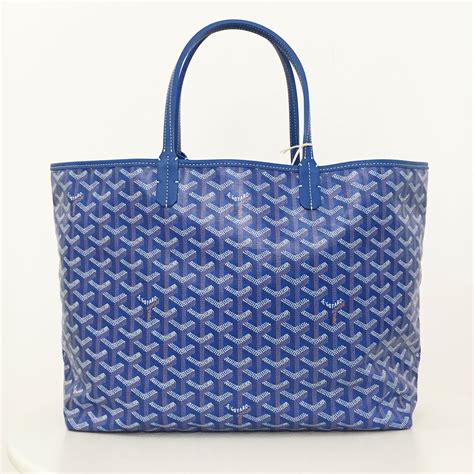 goyard blue tote bag.